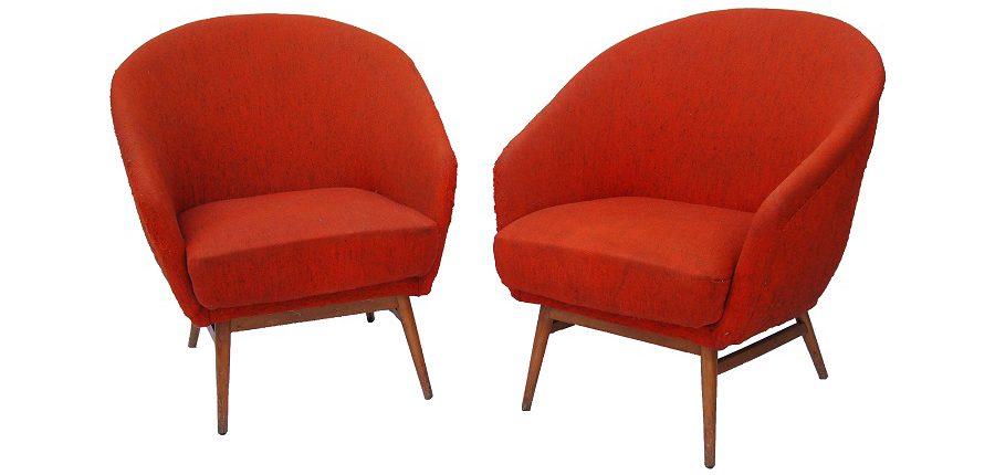 mid century armchairs